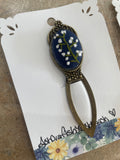 Hand embroidered bookmark