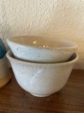 Speckled white bowl  Fir + Fire Studio