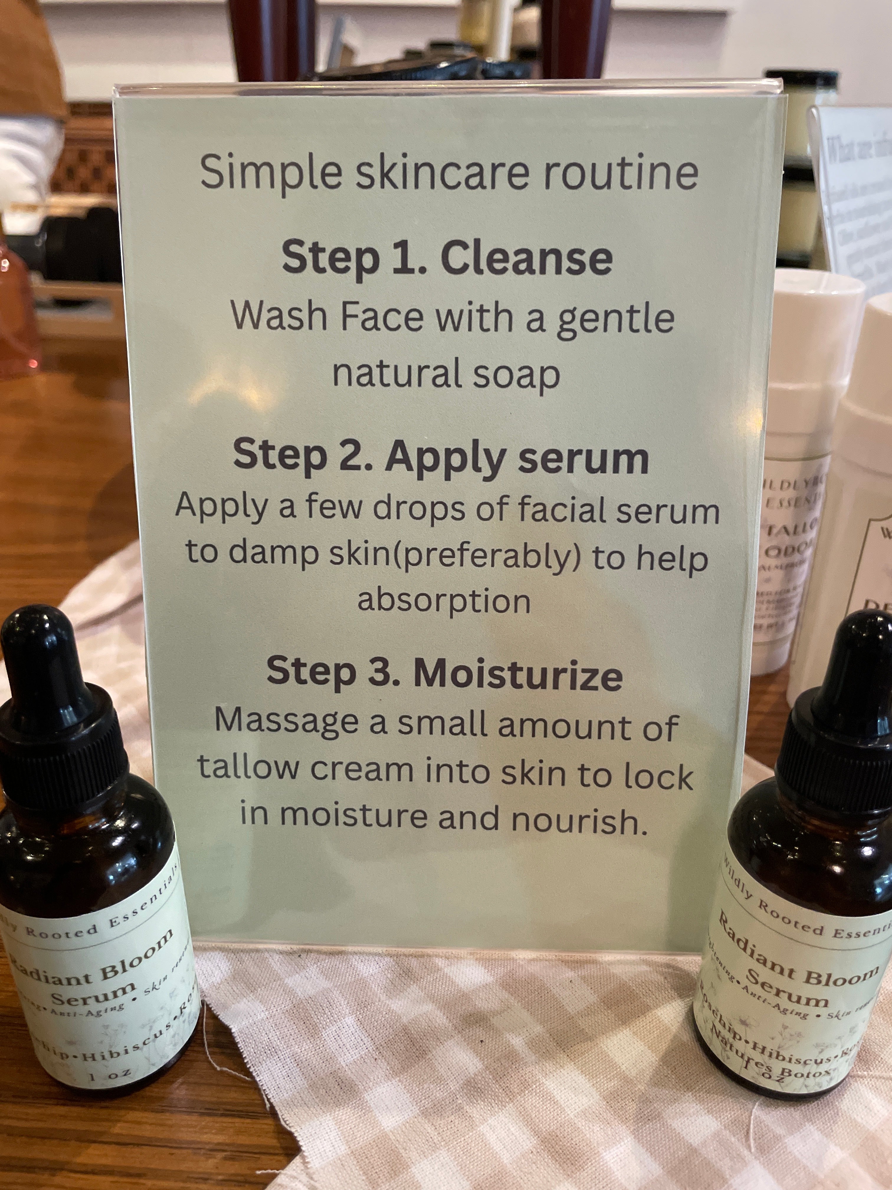 Radiant bloom serum