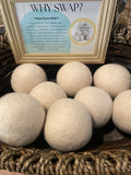 Wool dryer ball