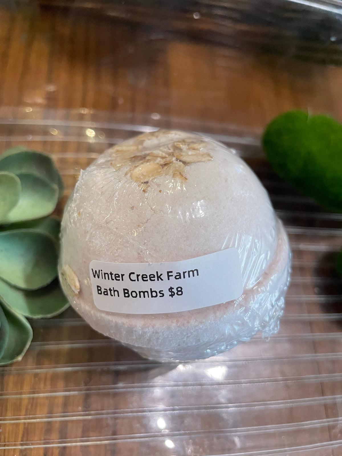 Winter creek bath bomb