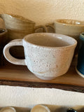 White speckled mug  Fir + Fire Studio
