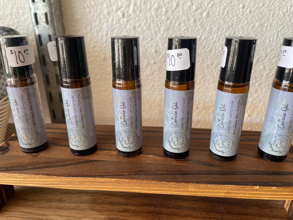 Soap shed cuticle oil