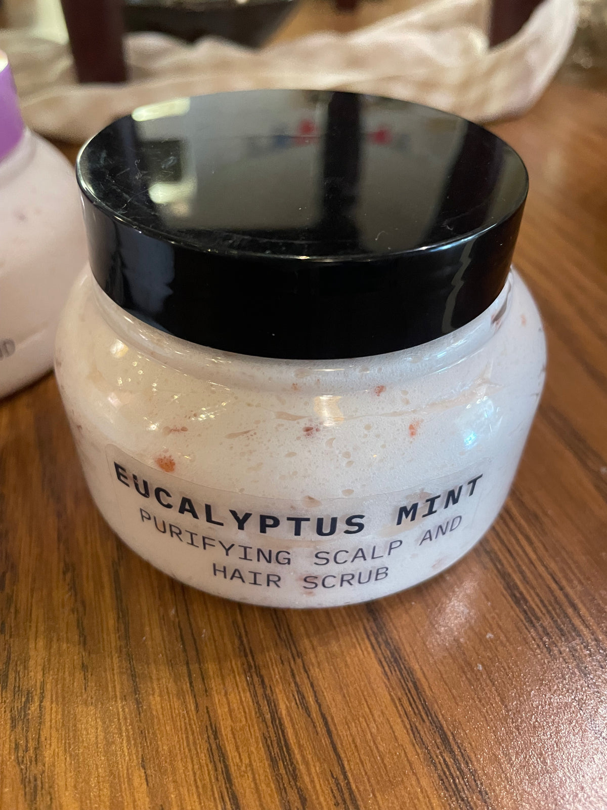 Purifying scalp hair scrub