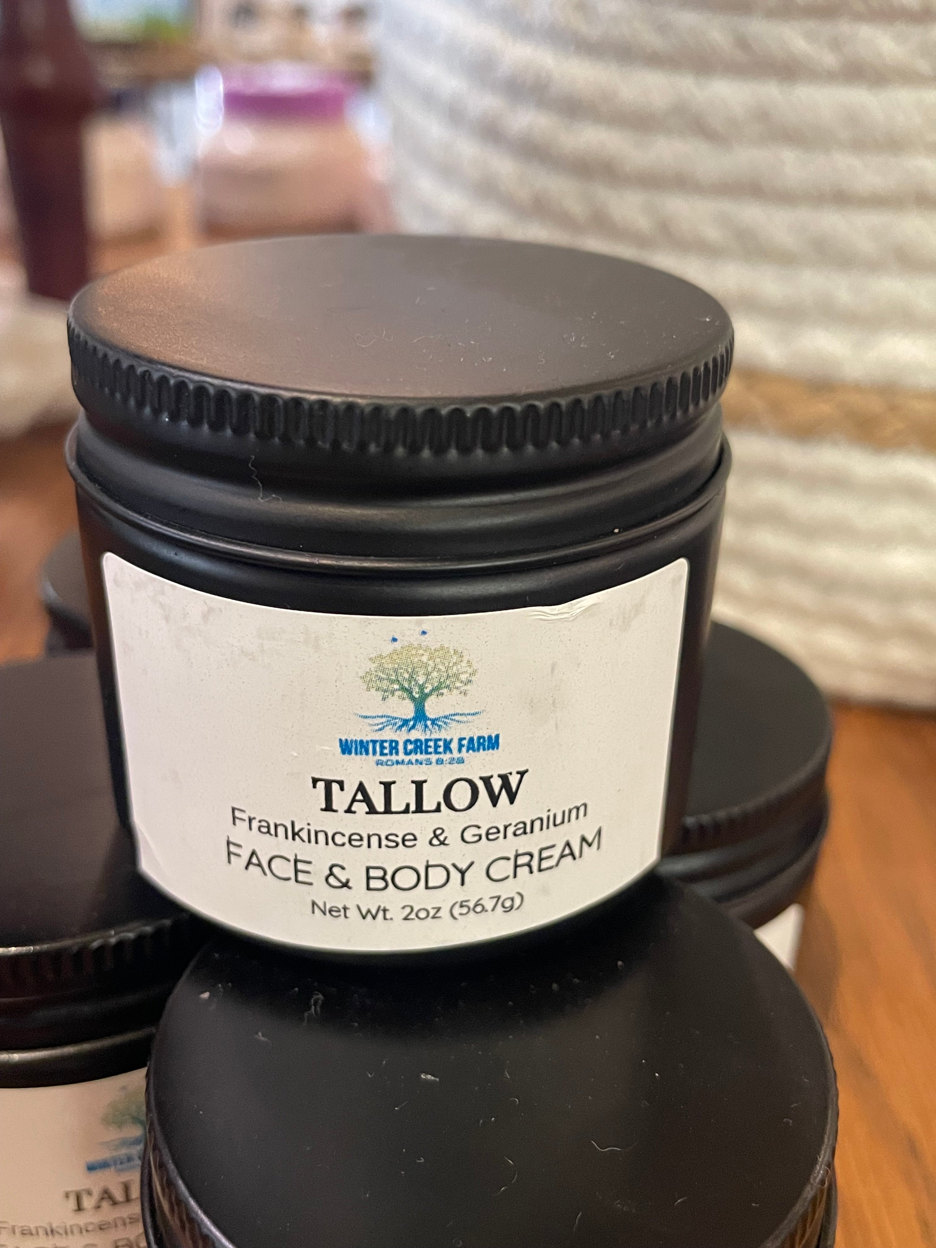 Winter creek tallow face and body cream