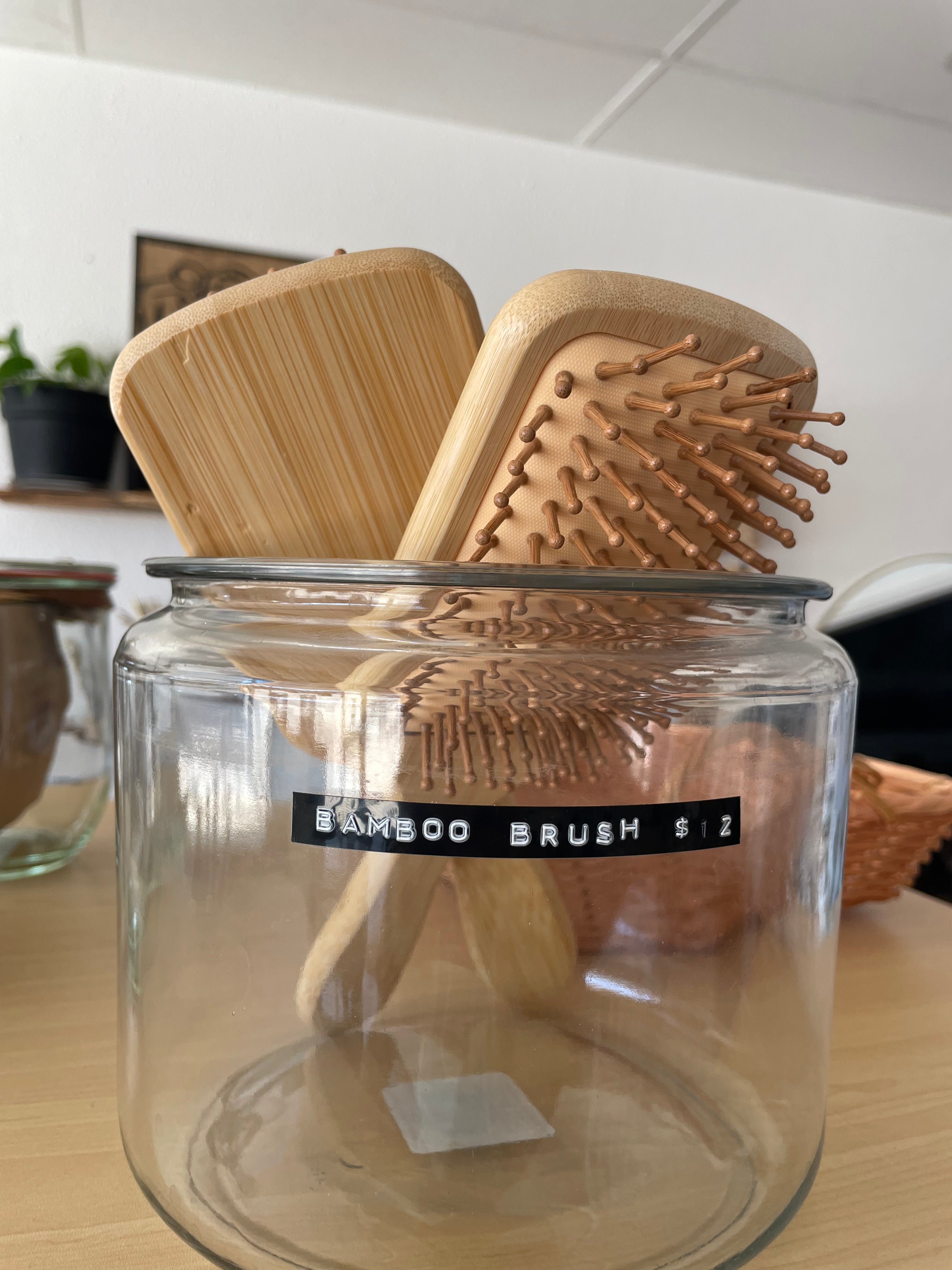 Bamboo hairbrush