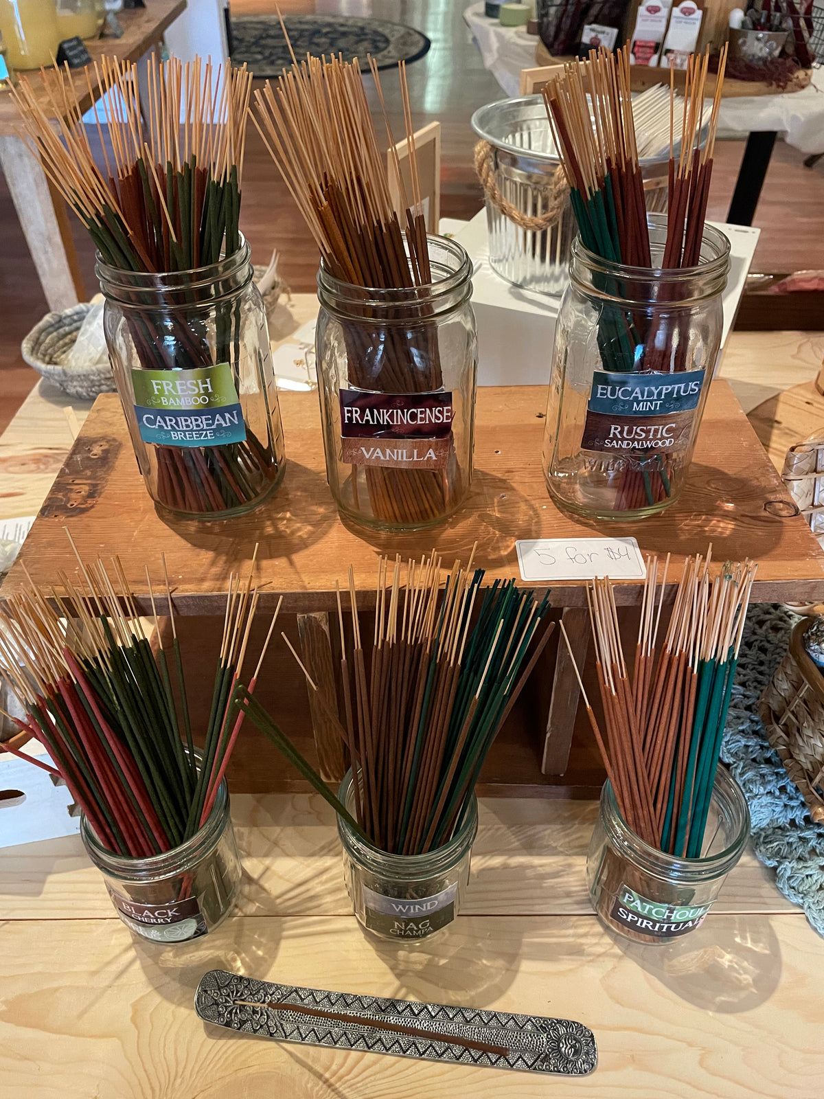 Incense 5 for $4
