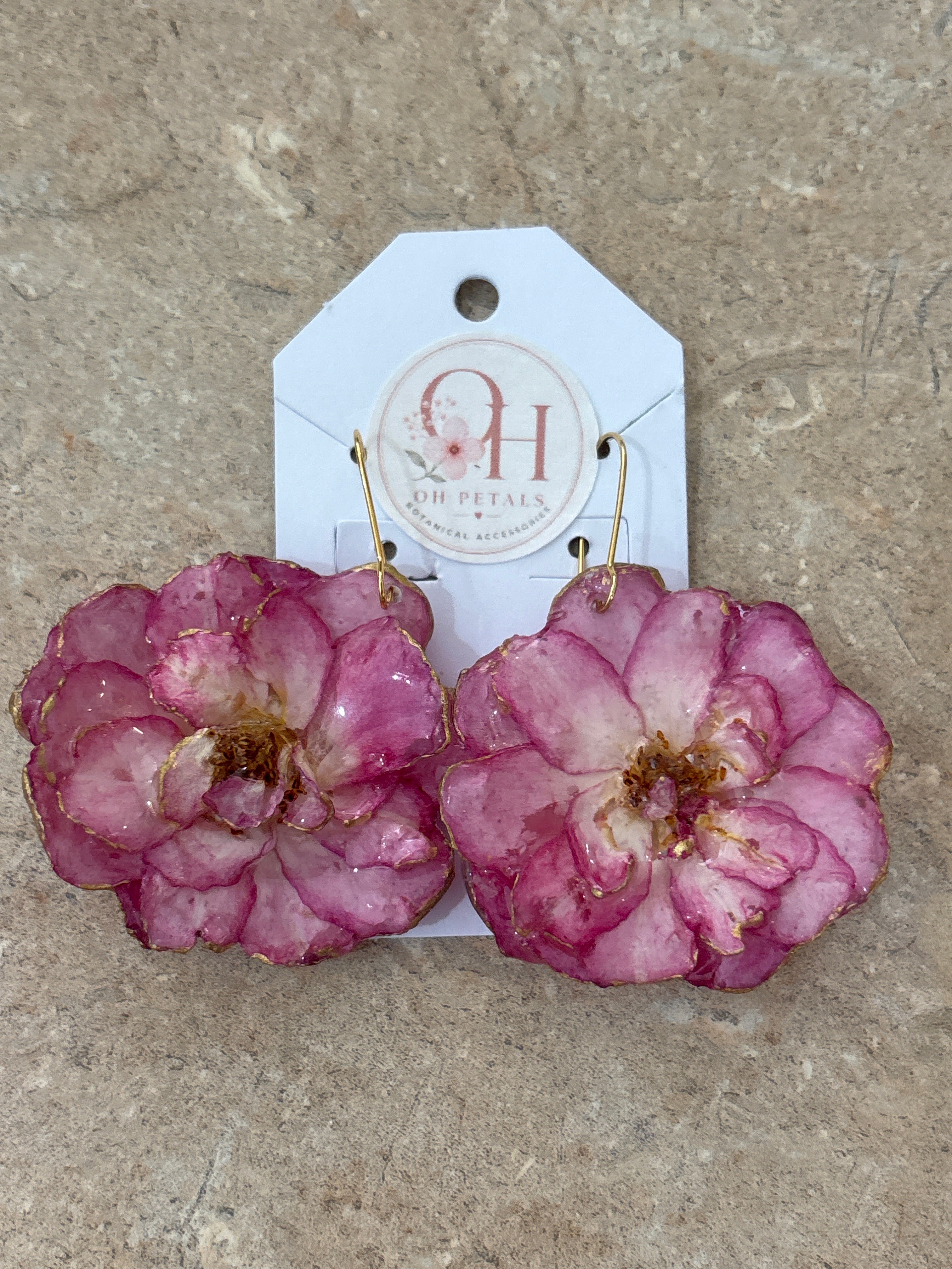 Oh Petals The Velvet Rose Earrings
