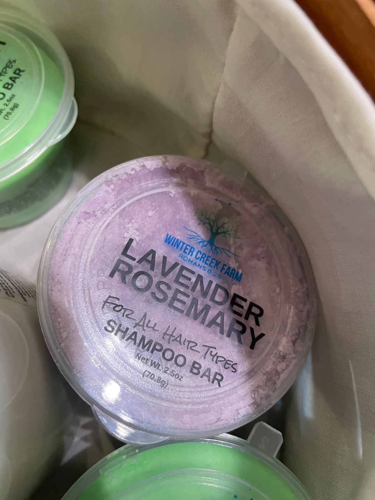 Winter creek shampoo bar