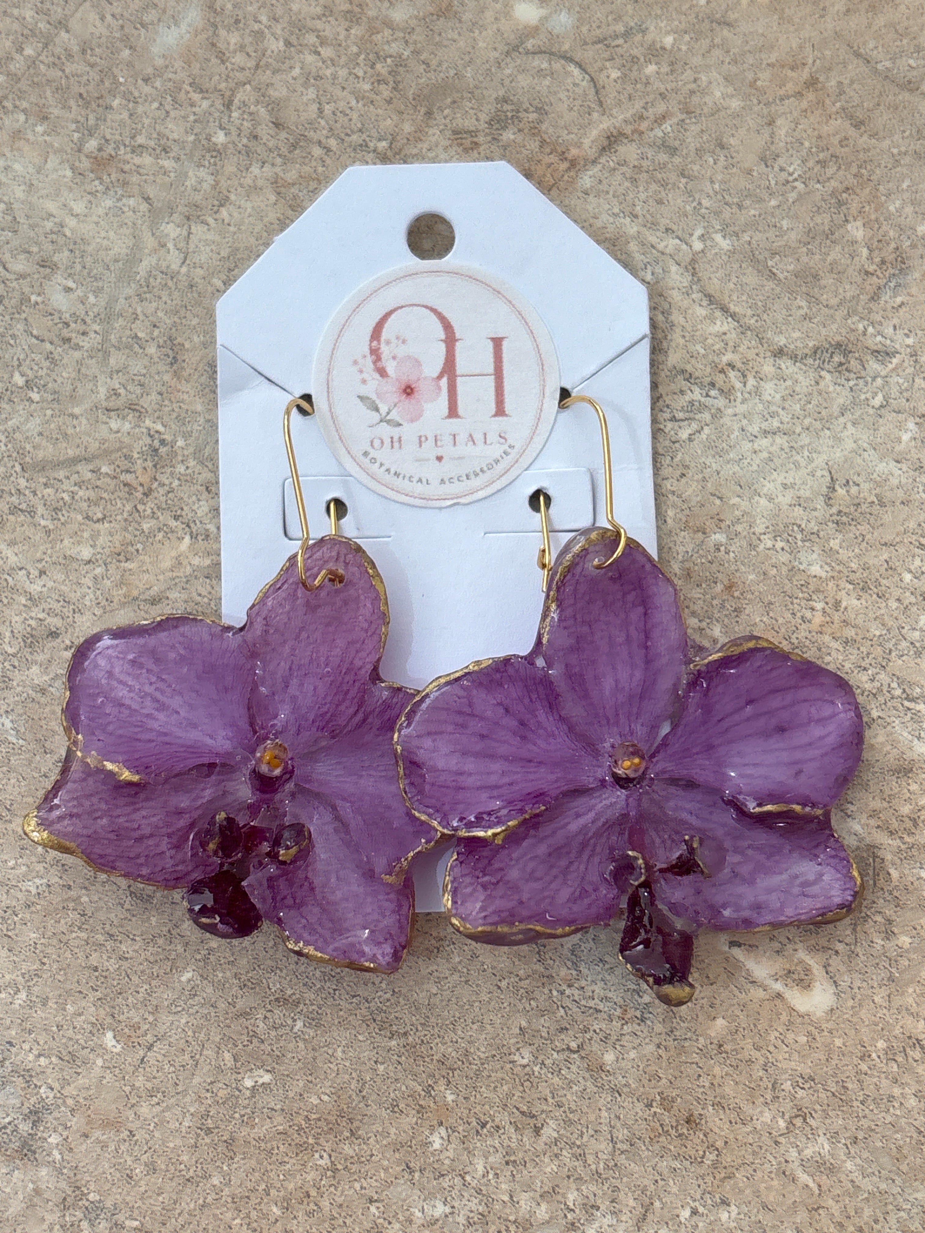 Oh Petals Orchid Earrings