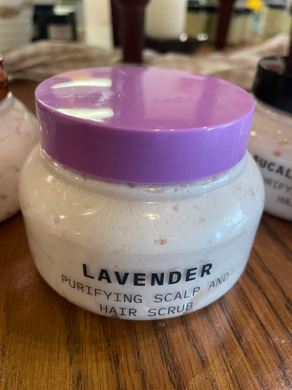 Purifying scalp hair scrub