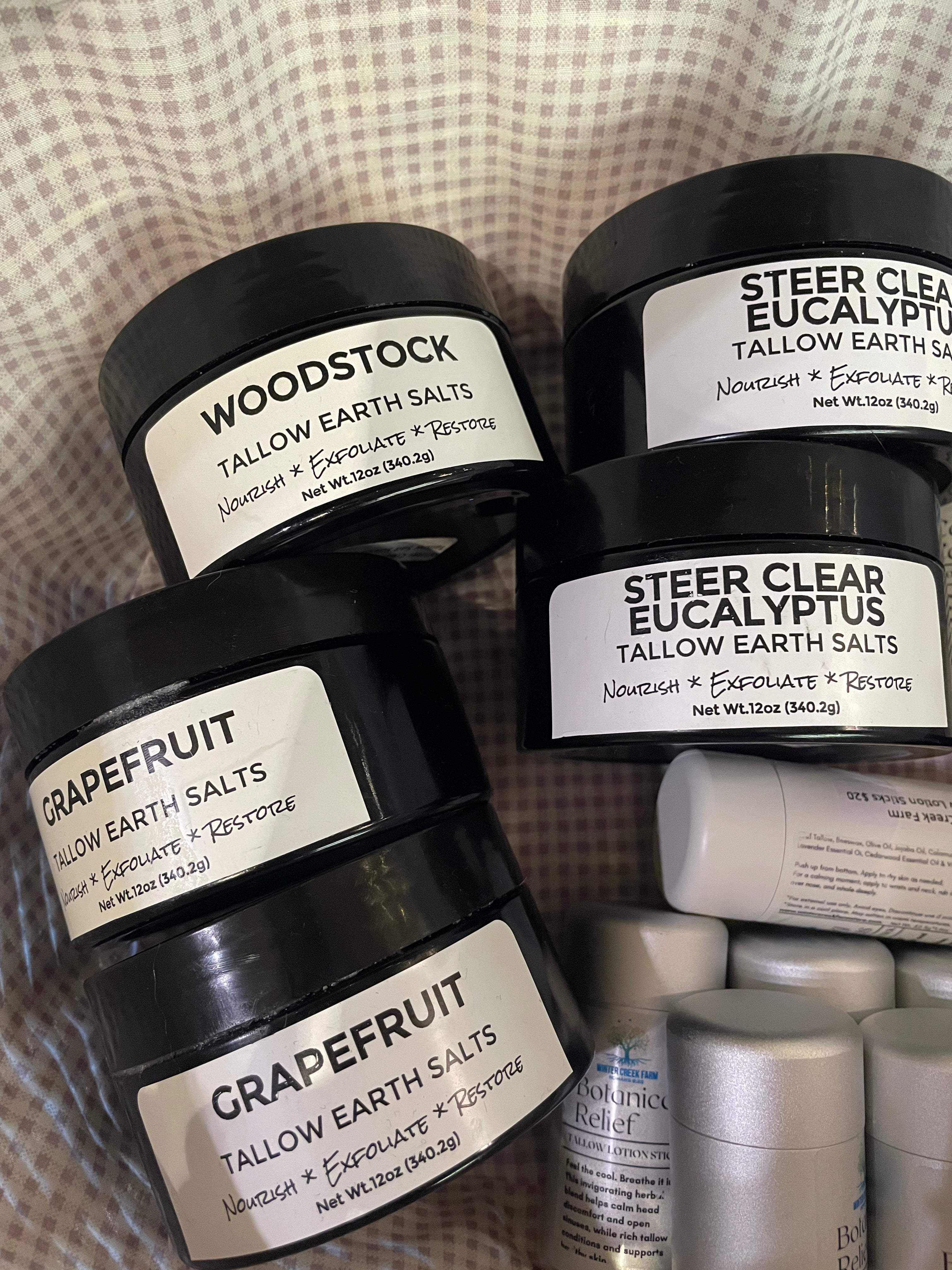 Tallow earth salts
