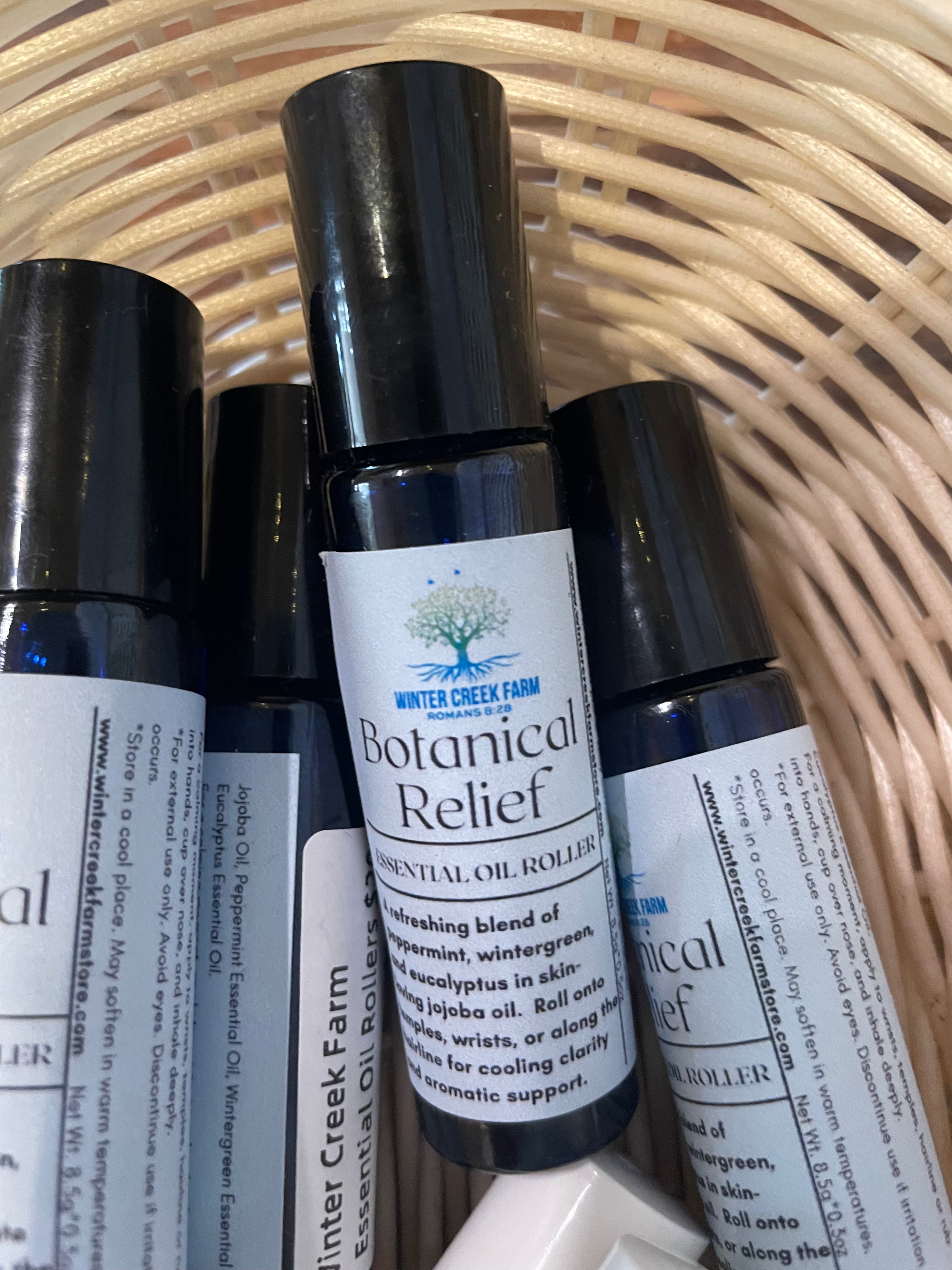 Botanical relief essential oil roller