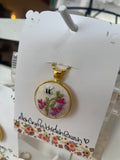 Ashbash hand embroidered pendant necklace
