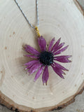 Oh petals real flower necklace